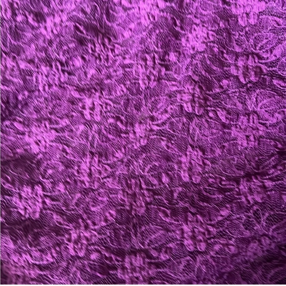 Intimately Free People Keep It Simple Lace Baby Tee in Dramatic Orchid, size XS - Picture 7 of 9